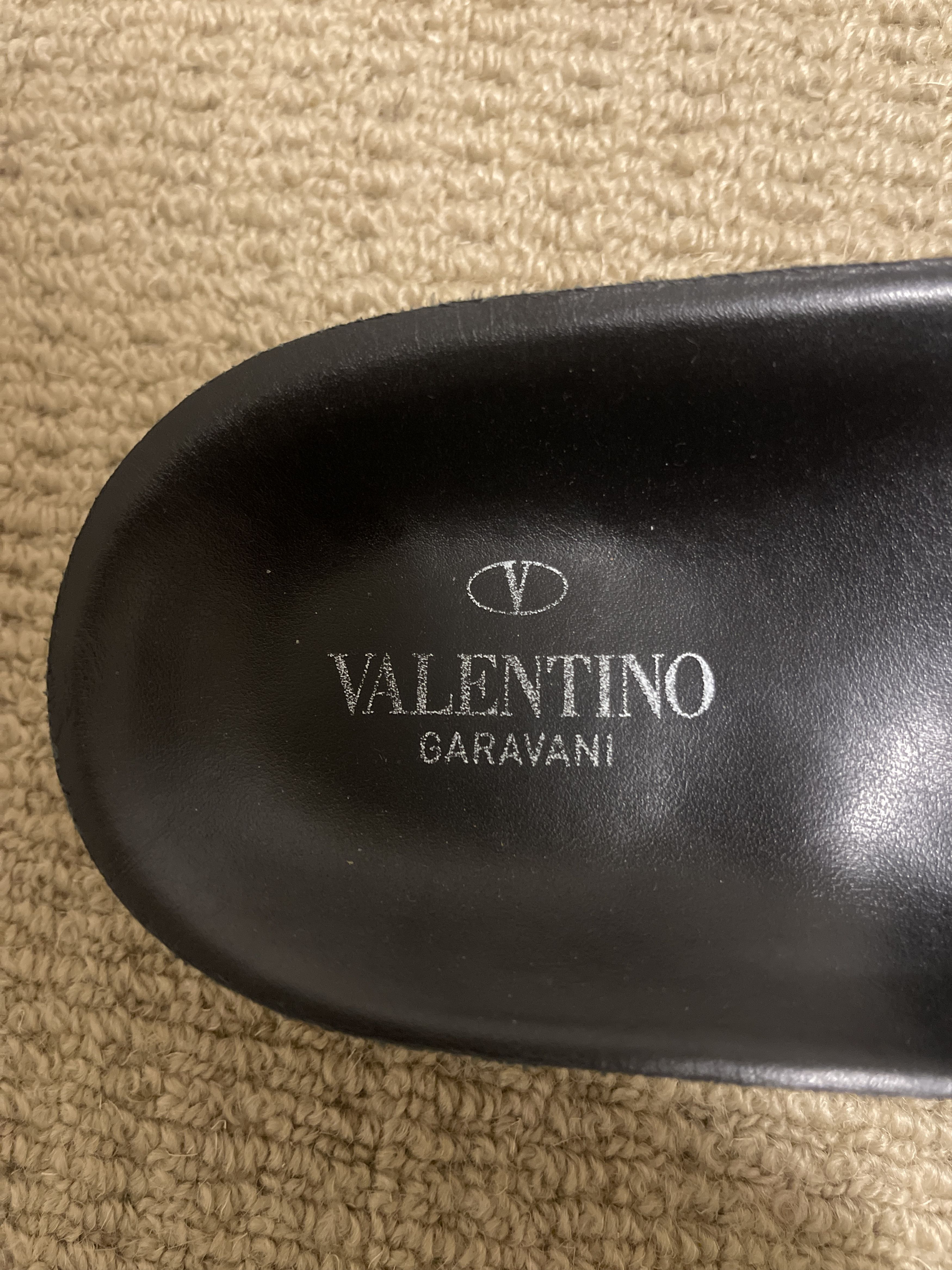 Valentino Valentino scale print slides Size US 10 / EU 43 - 9 Thumbnail