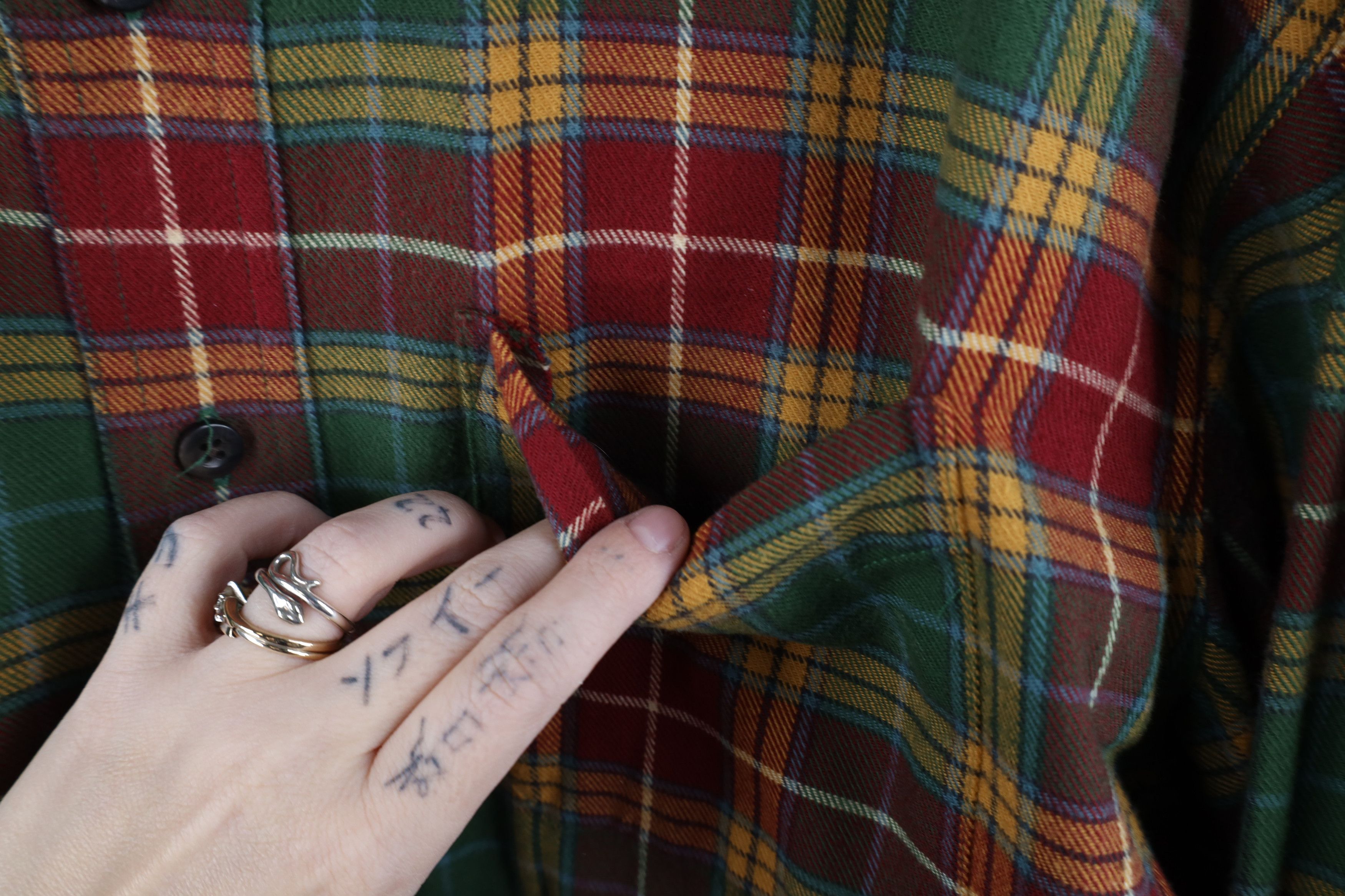 L.L. Bean Vintage LL Bean Flannel Collared Button Down Shirt Plaid Size US L / EU 52-54 / 3 - 7 Thumbnail