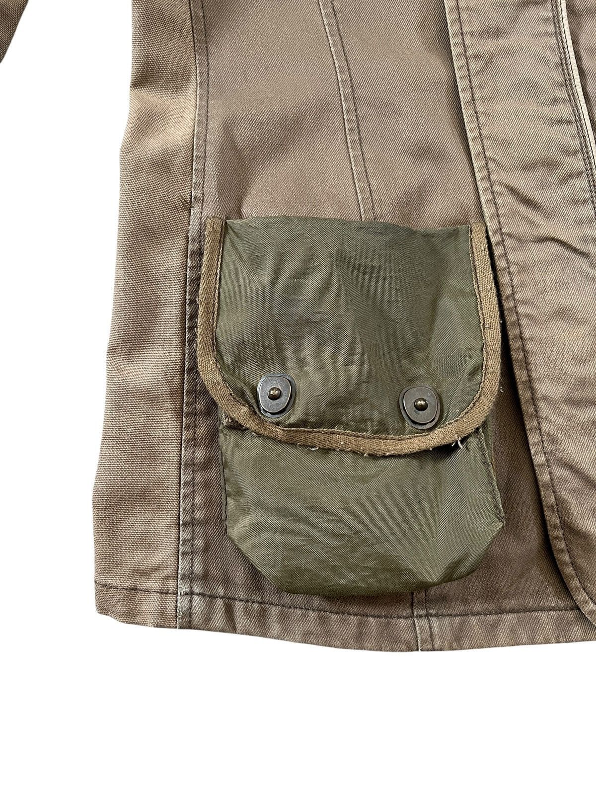Le Grande Bleu (L.G.B.) Vintage 1990s LGB Military Cargo Jacket Size US XS / EU 42 / 0 - 11 Thumbnail