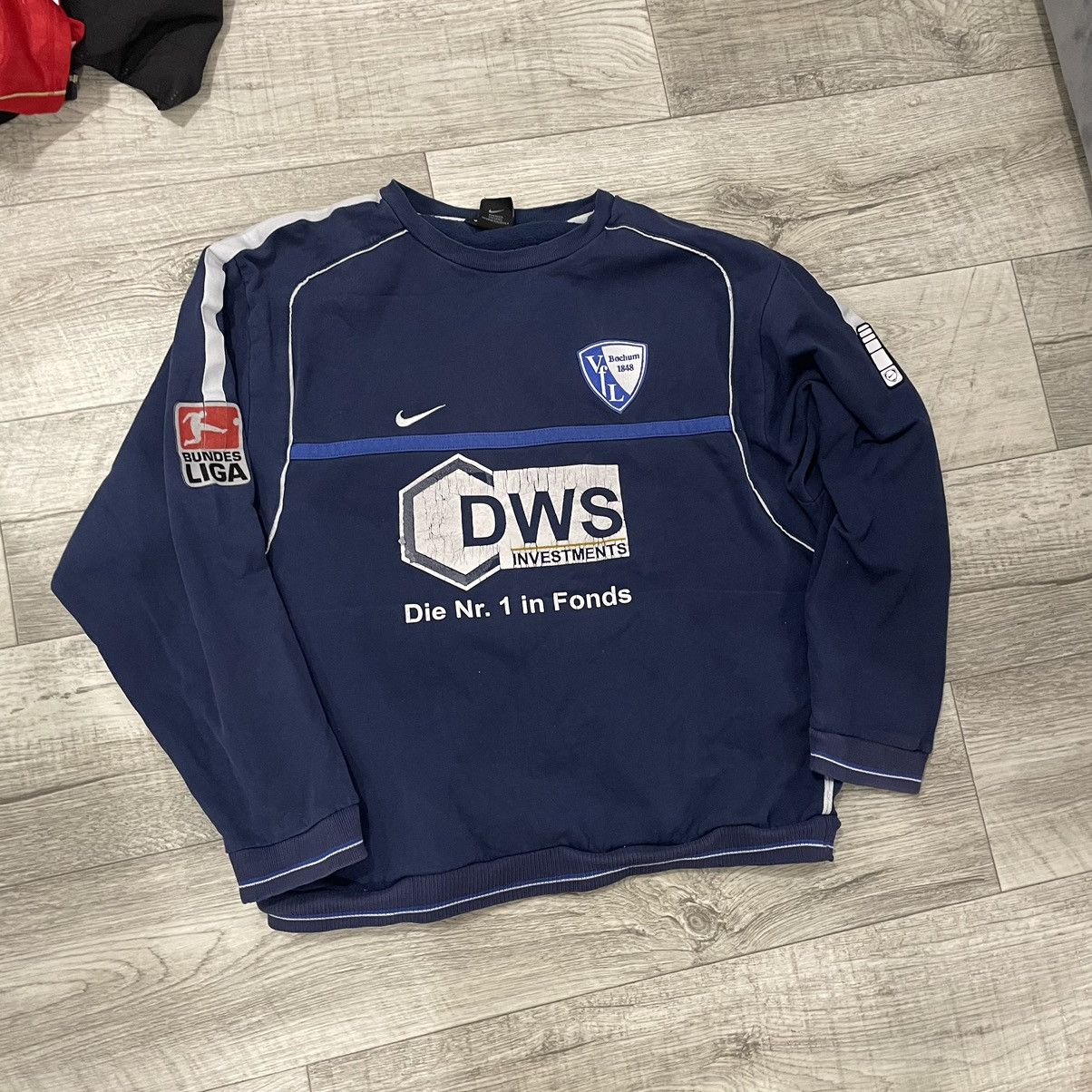Nike × Vintage VfL Bochum nike Sweatshirt soccer jersey bundes dws Size US L / EU 52-54 / 3 - 1 Thumbnail