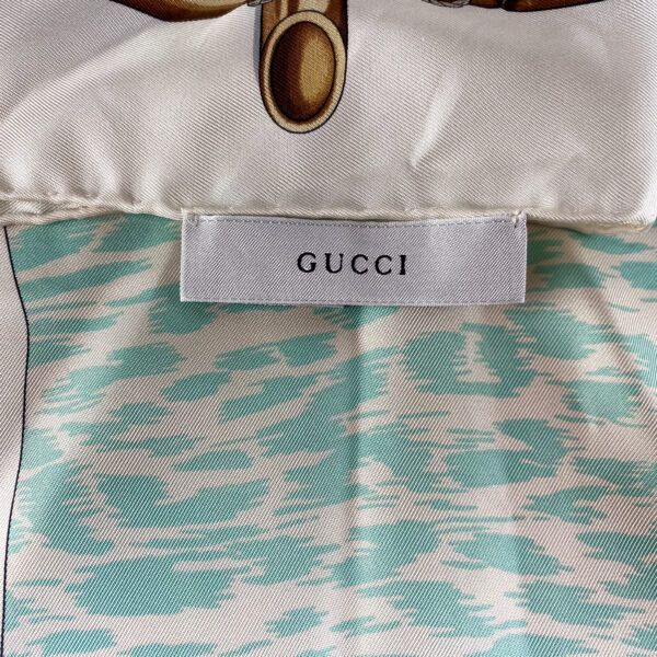 Gucci Foulard with iconic print of Gucci Size ONE SIZE - 4 Thumbnail