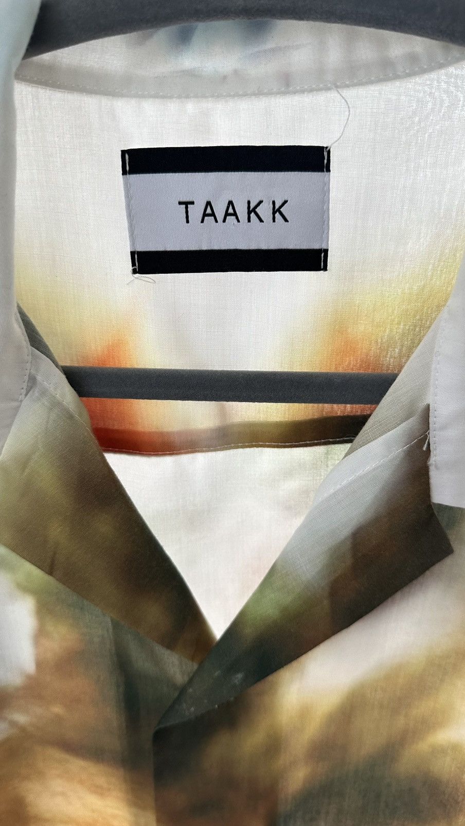 TAAKK Spread Collar Camp Shirt Mystic Dye Size US XL / EU 56 / 4 - 3 Thumbnail