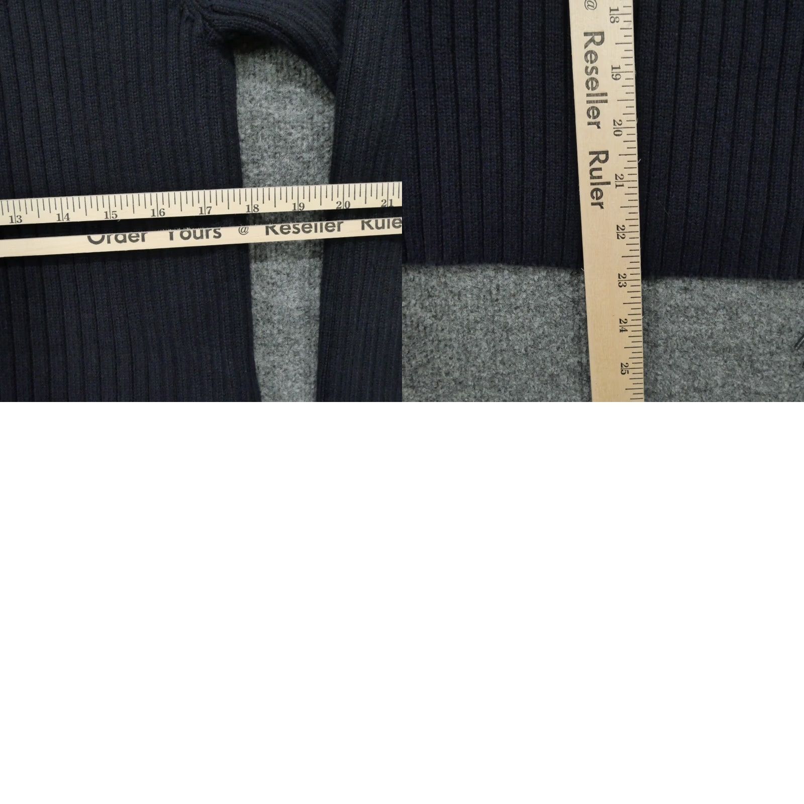 Ralph Lauren VINTAGE Ralph Lauren Sweater Womens Medium Blue Pullover Ribbed Cotton Side Tie Y2K Men? Size M / US 6-8 / IT 42-44 - 8 Thumbnail