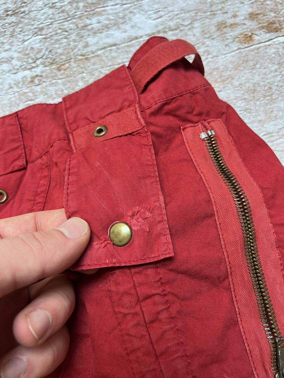 Japanese Brand × Vintage Vintage Japanese cargo mini skirt Size 28" / US 6 / IT 42 - 9 Thumbnail
