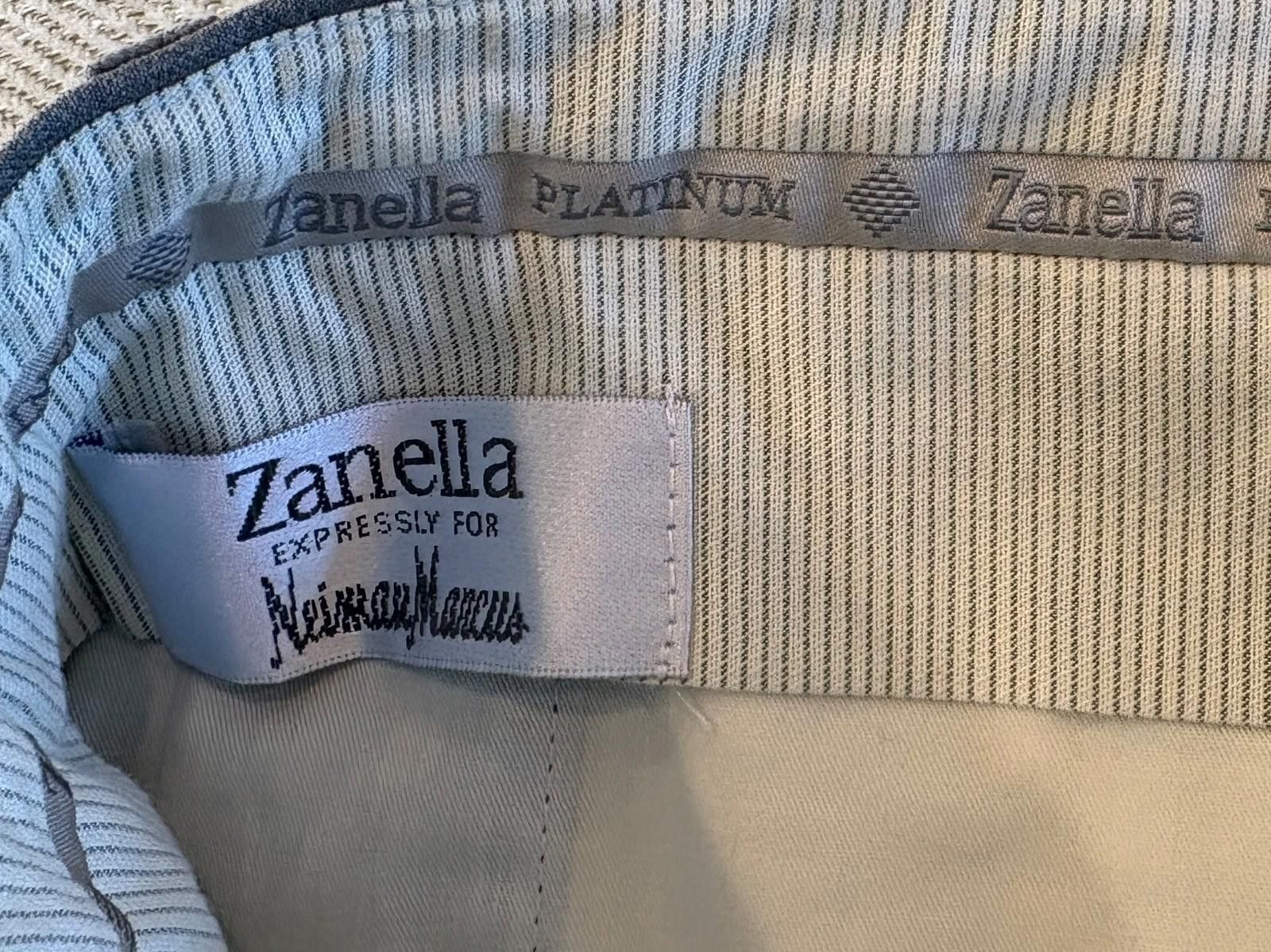 Zanella Zanella Platinum Trousers 36 Gray Loro Piana 150s Wool Italy Size US 36 / EU 52 - 9 Thumbnail