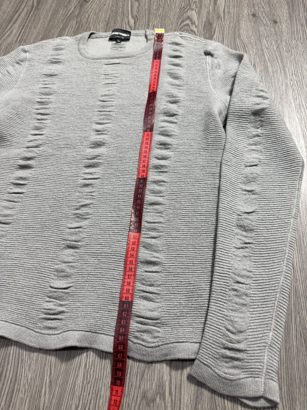 Emporio Armani 2000s Armani Wool Sweater Size US L / EU 52-54 / 3 - 12 Thumbnail