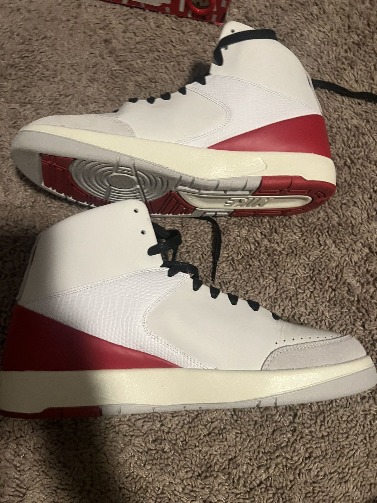 Jordan Brand × Nina Chanel Abney Jordan 2 x Nina Chanel Abney White/Gym Red Size US 11.5 / IT 41.5 - 1 Thumbnail