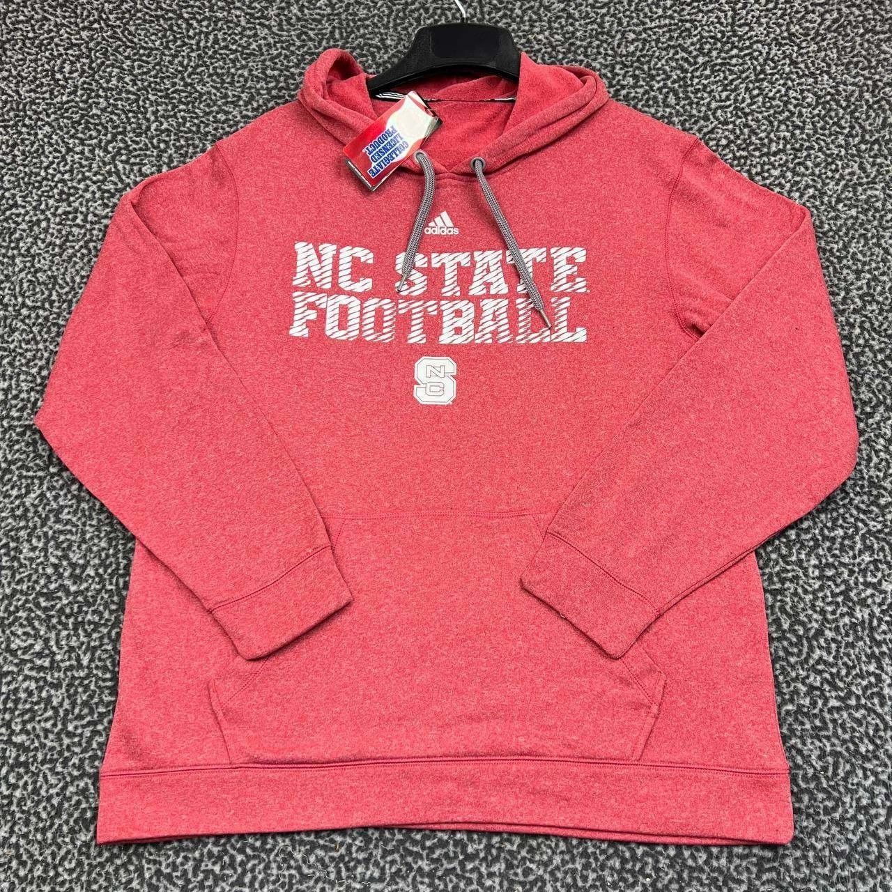 Adidas NC State Wolfpack Hoodie Men Adidas Pullover Long Sleeve L Size US L / EU 52-54 / 3 - 1 Thumbnail