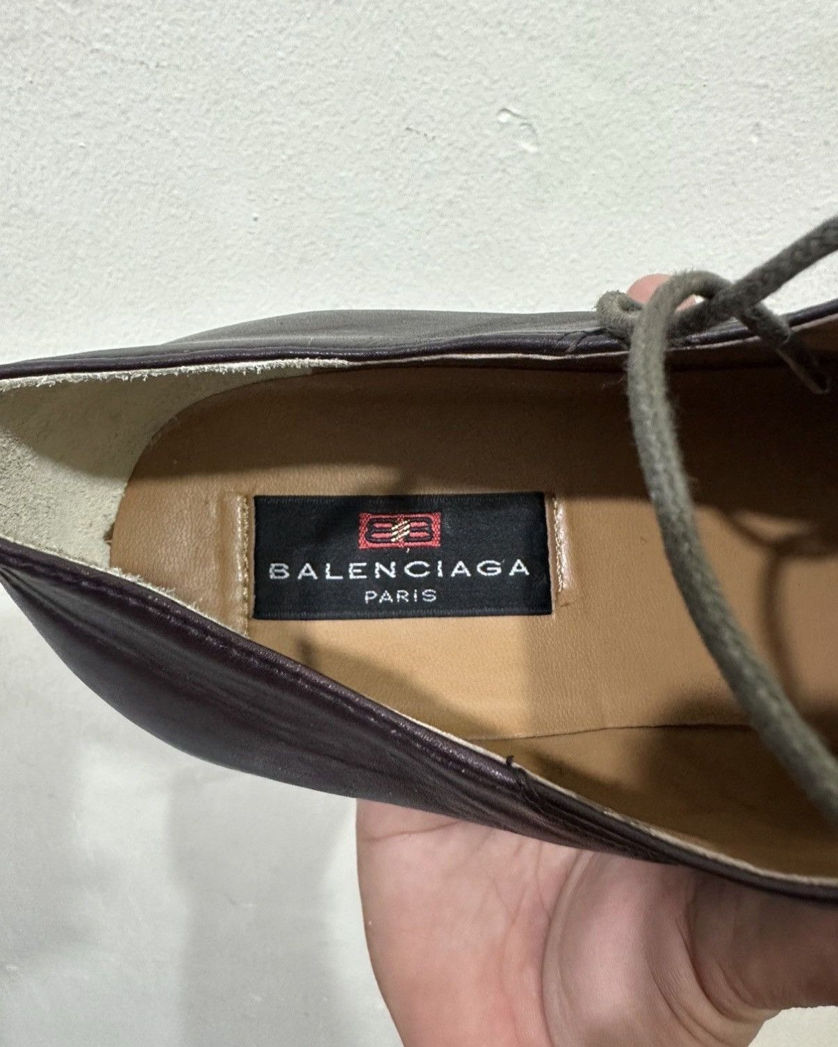 Balenciaga VTG NOS Balenciaga Casual Leather Shoes Size US 9 / EU 42 - 9 Thumbnail