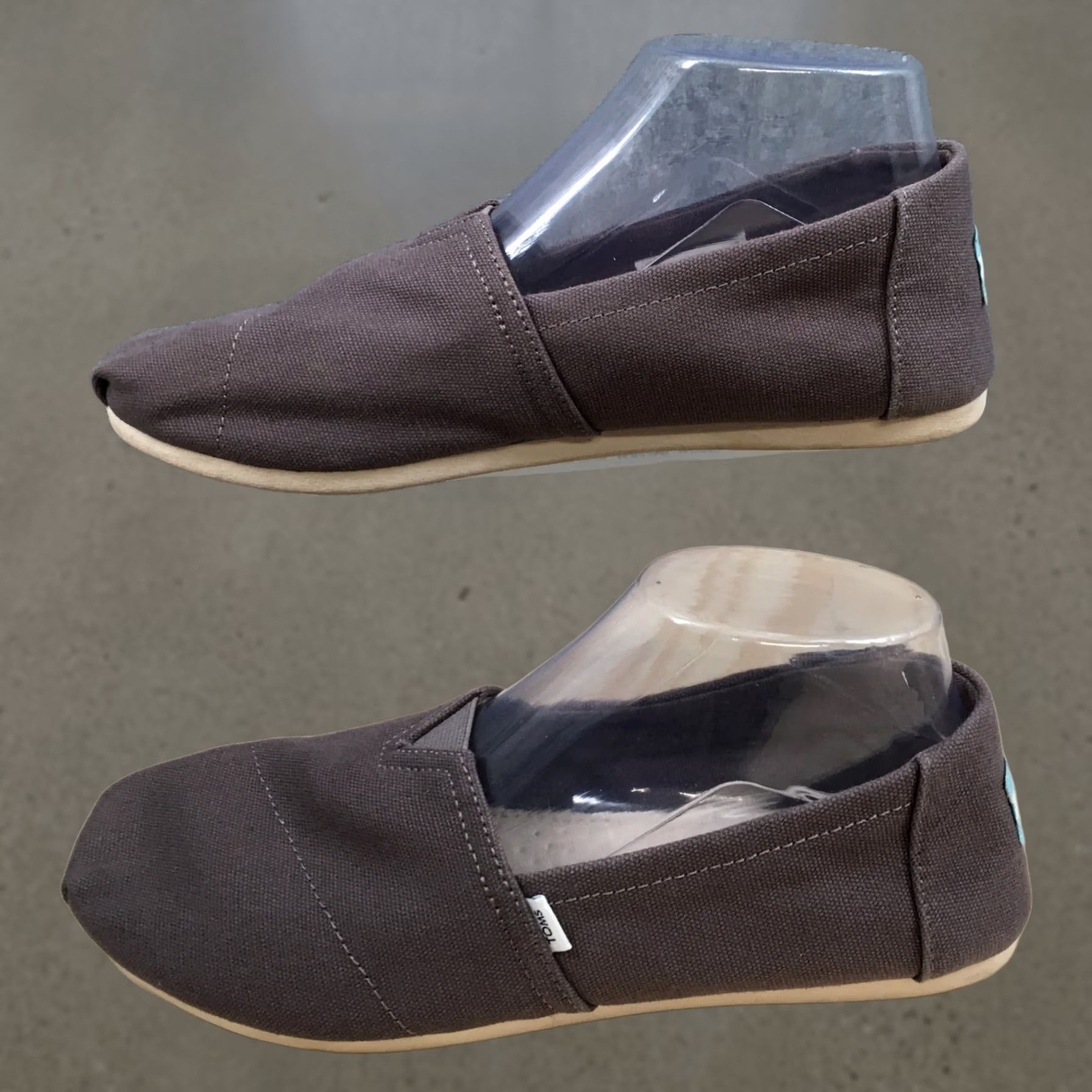 Toms TOMS Alpargata Classic Slip-On Brown Casual Womens 8.5 Closed Toe Low Top Canvas Shoes Size M / US 6-8 / IT 42-44 - 1 Thumbnail