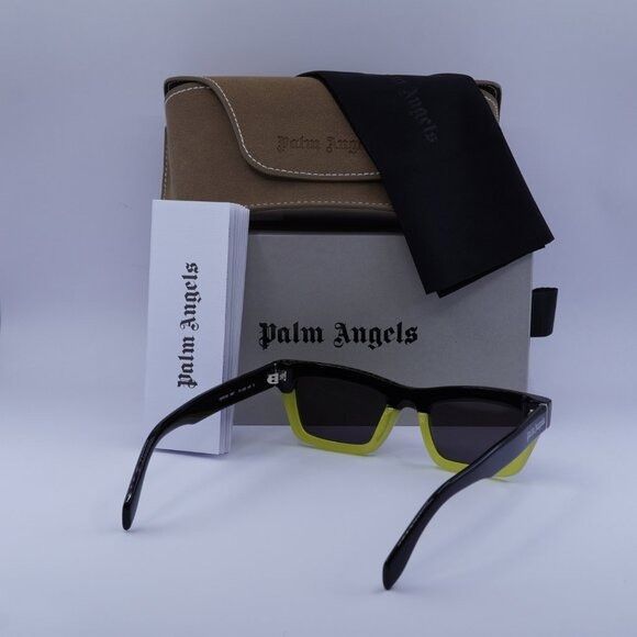 Palm Angels Palm Angels PERI108 MELROSE 1807 Sunglasses Black Cat Eye Size ONE SIZE - 9 Thumbnail