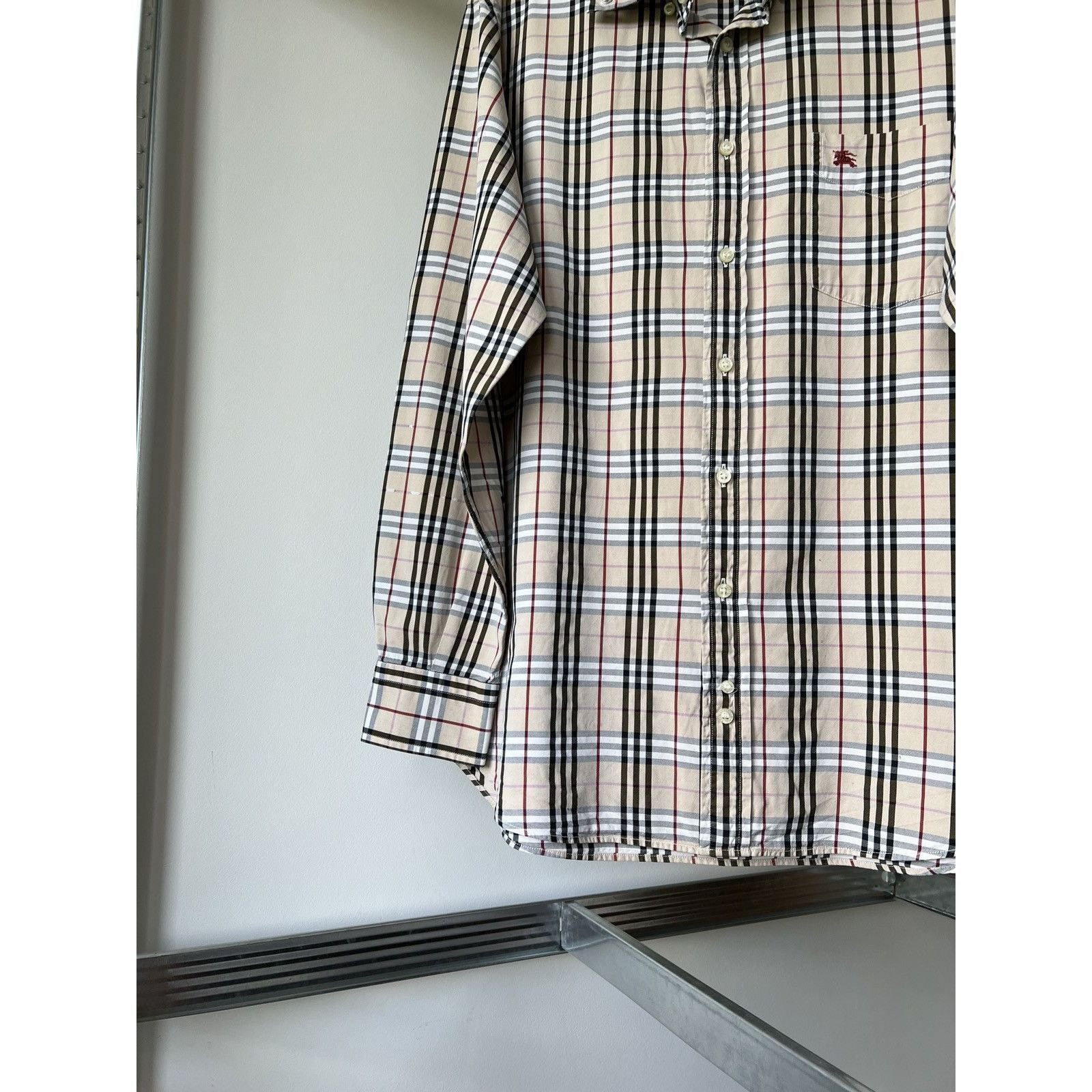 Burberry × Vintage Burberry check nova full pattern vintage shirt Size US M / EU 48-50 / 2 - 3 Thumbnail