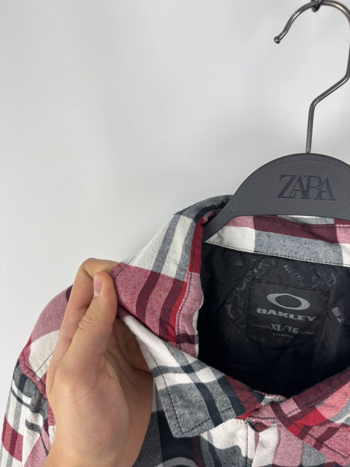 Oakley Oakley Quilted Flannel Overshirt Jacket Size US XL / EU 56 / 4 - 16 Thumbnail