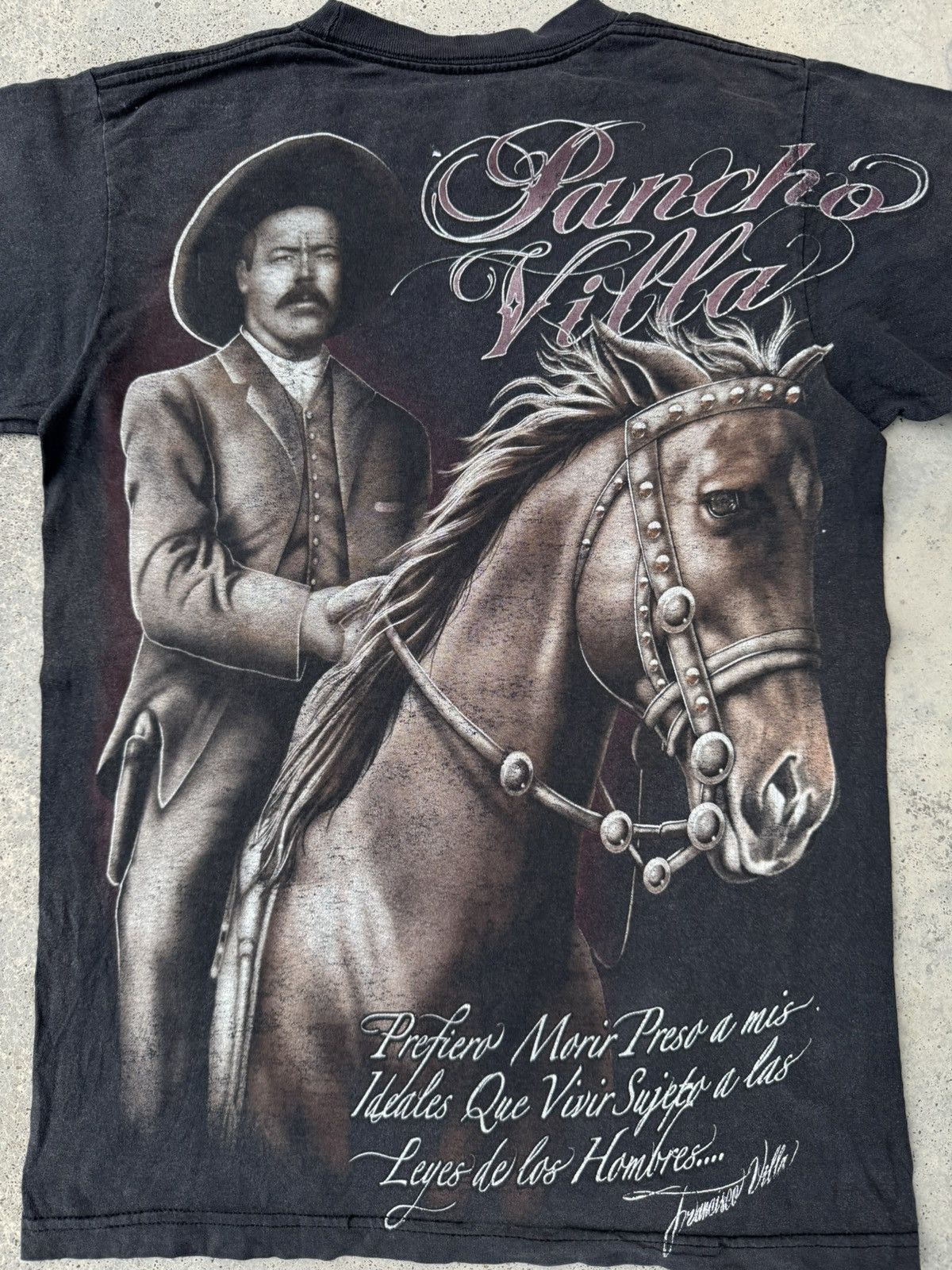 Vintage Distressed 2000s Doroteo Arango Pancho Villa Tees Size US S / EU 44-46 / 1 - 2 Thumbnail