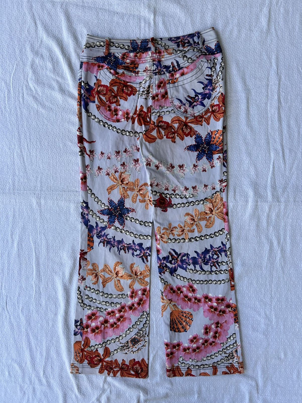 Japanese Brand Andre kim japanese flowers pants archive Ifsix lgb styled Size US 32 / EU 48 - 8 Thumbnail