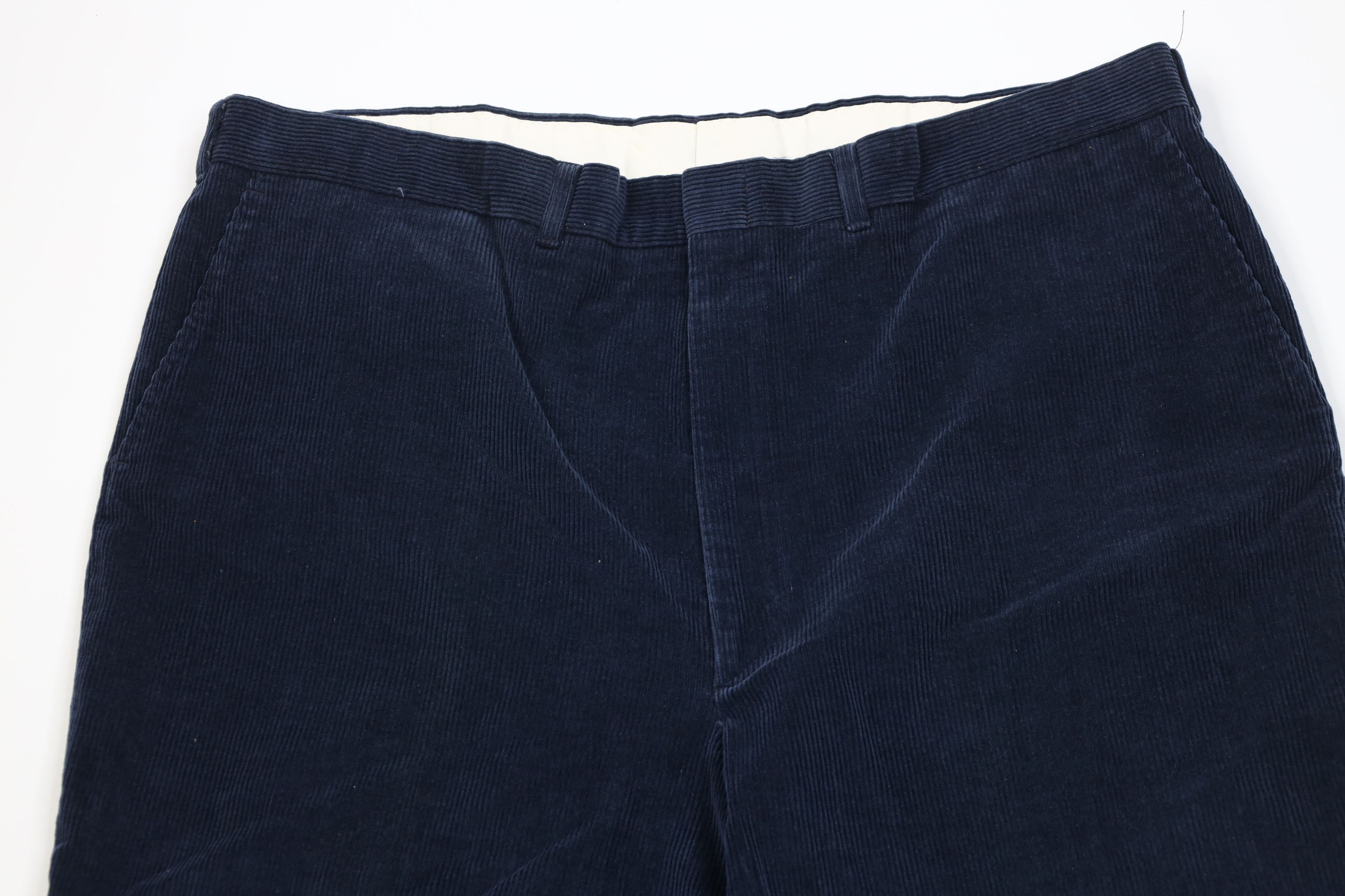 Vintage Vintage 70s Streetwear Wide Leg Chino Pants Blue USA Size US 42 / EU 58 - 2 Thumbnail