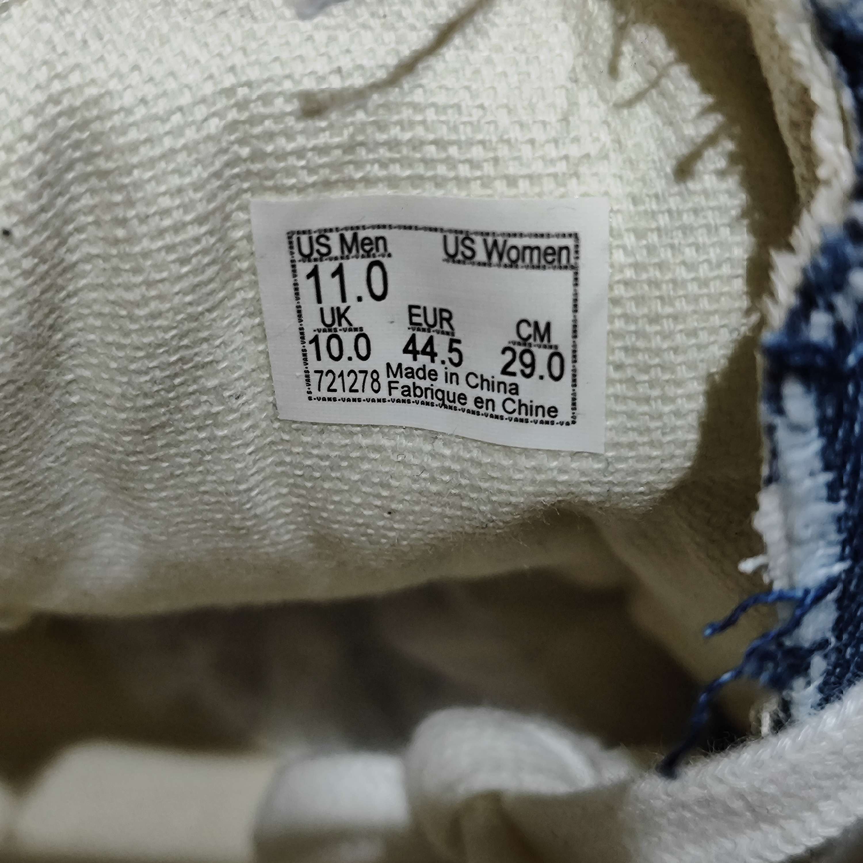 Vans Vans x Invincible LX Old Skool Frayed Denim - Indigo Size US 11 / EU 44 - 7 Thumbnail