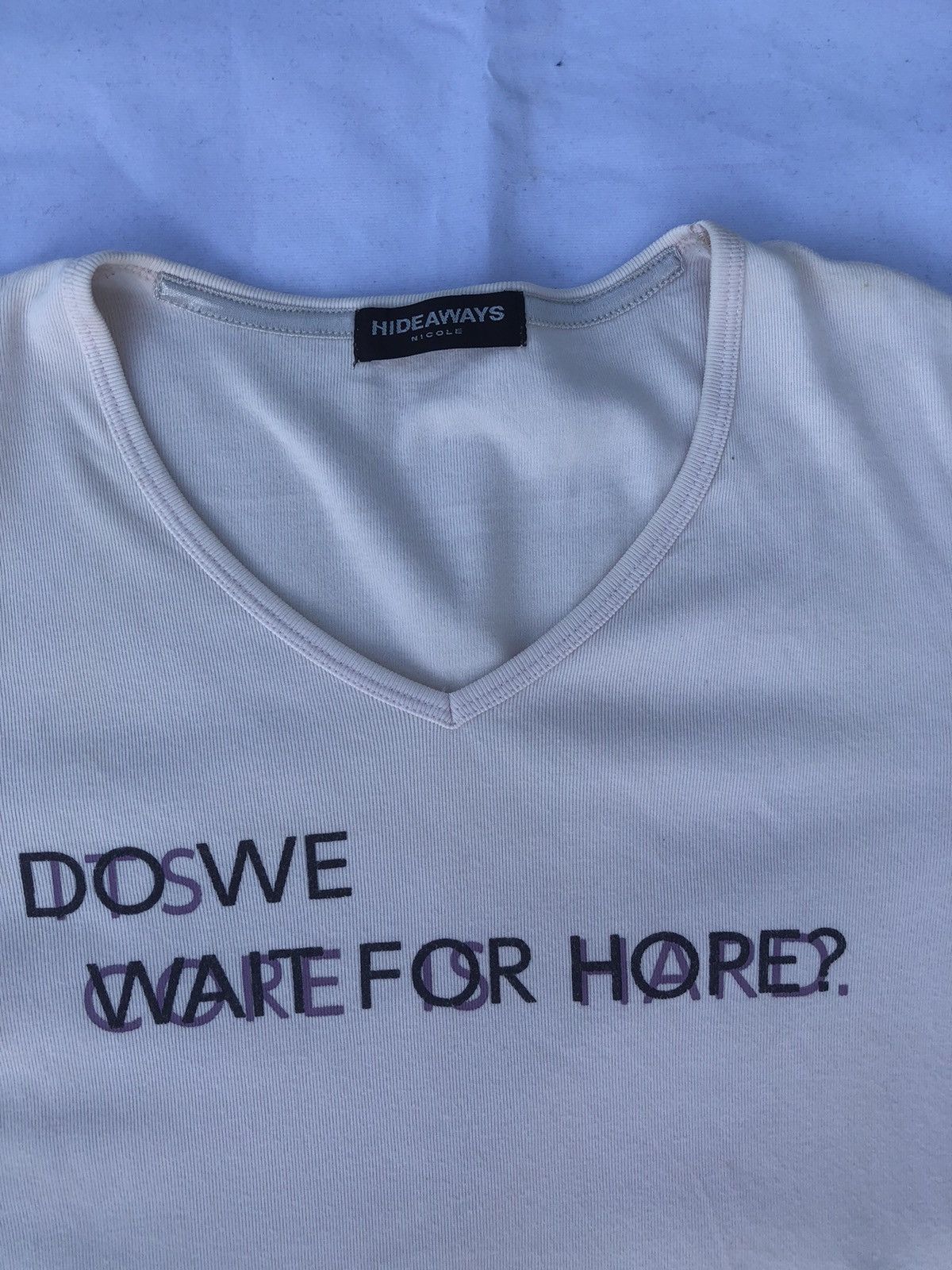 HIDEAWAYS DO WE WAIT FOR HOPE HIDEWAYAS TSHIRT TEE Size US M / EU 48-50 / 2 - 5 Thumbnail