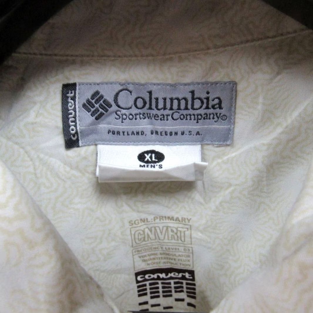 Vintage COLUMBIA OMNI-SHADE Shirt Mens 40/42 CASUAL SHORT SLEEVE BUTTONED REF NC03111 Size US L / EU 52-54 / 3 - 5 Thumbnail