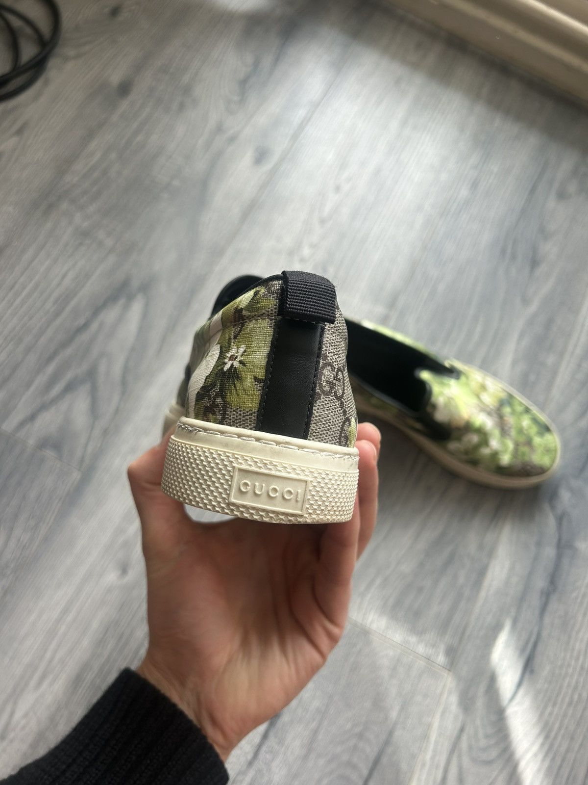 Gucci Gucci Floral Slip-On Sneakers Size US 7.5 / EU 40-41 - 6 Thumbnail