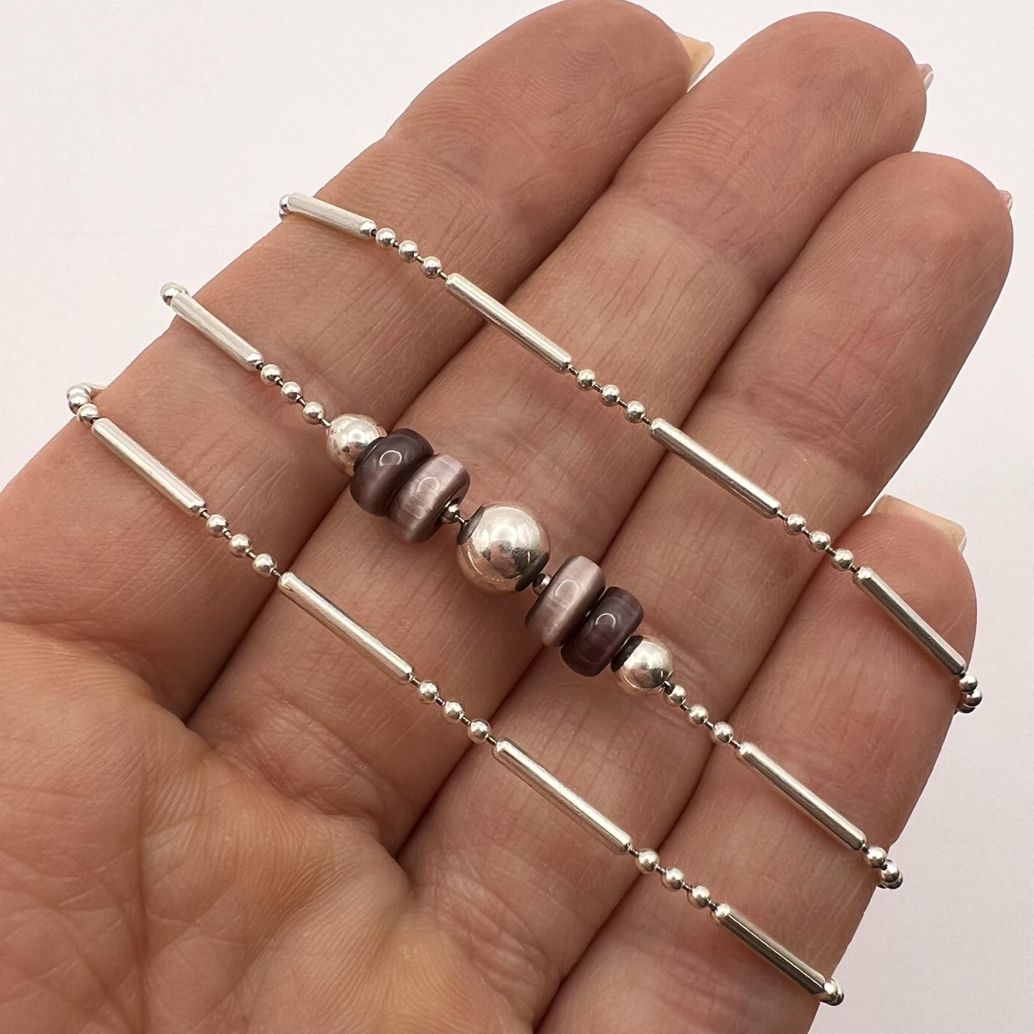 Jewelry Fine Vintage Sterling Silver 925 Chain Necklace Italy 5 gr Size ONE SIZE - 1 Thumbnail