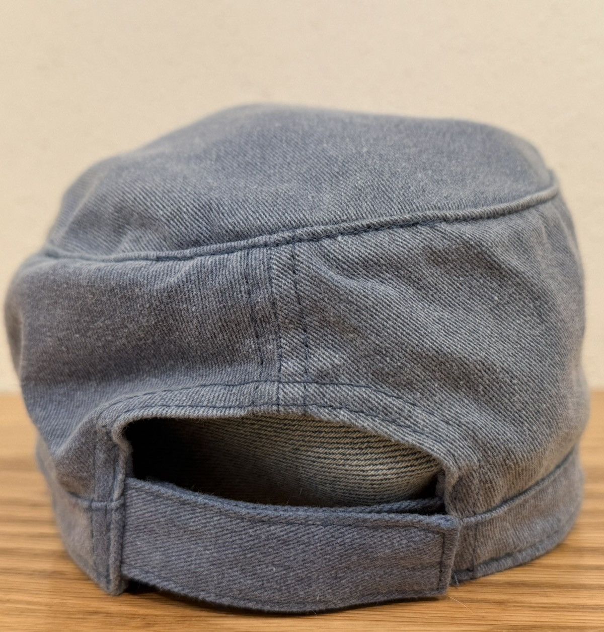 Other Vintage Jay Leno The Tonight Show Blue Denim Military Hat Size ONE SIZE - 4 Thumbnail