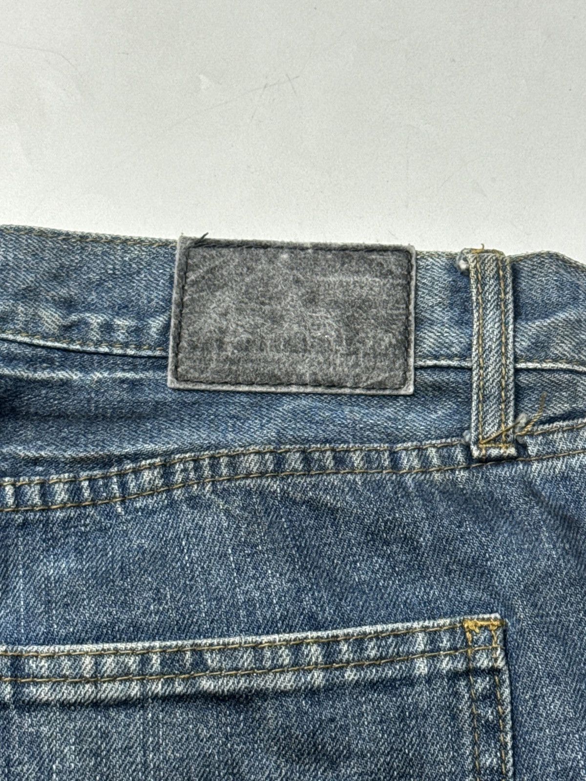 If Six Was Nine FUGA Distressed Denim Shorts Lgb Goa Styled Size US 30 / EU 46 - 6 Thumbnail