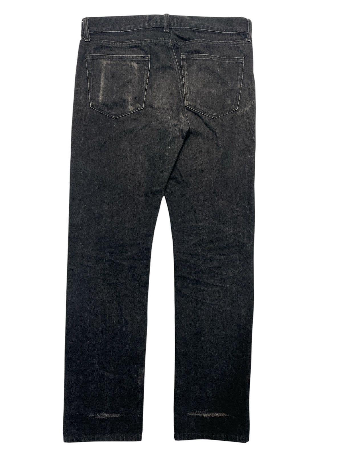Japanese Brand Vintage Japanese Brand Salvaged Black Denim Pants Size US 34 / EU 50 - 3 Thumbnail