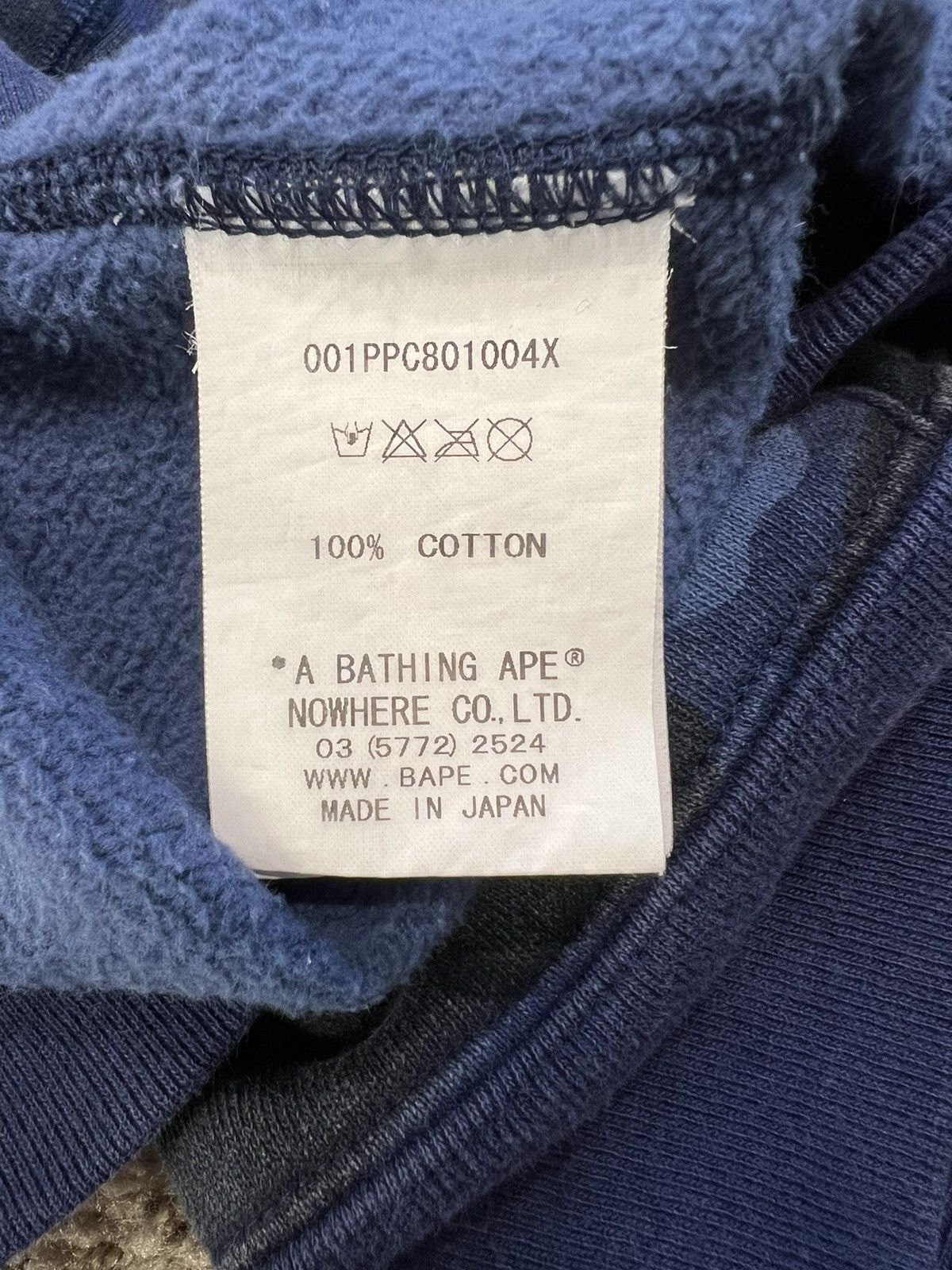 Bape Bape Blue Camo NYC Logo Hoodie Size US M / EU 48-50 / 2 - 7 Thumbnail