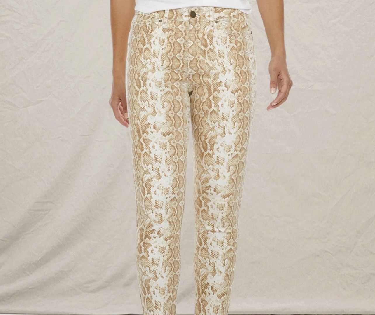 Other ana Snake Jeans High Rise Ankle Skinny Sz 12 NWT Stretch Size 34" / US 12 / IT 48 - 2 Thumbnail