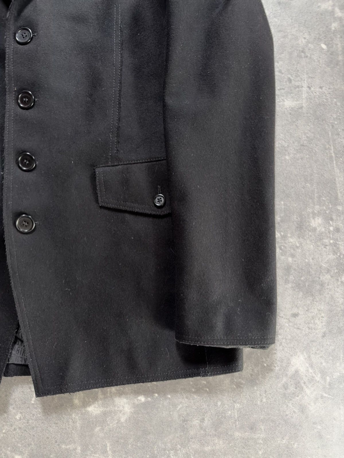 Dirk Bikkembergs 00s Dirk Bikkembergs Military Raw Edges Rare Blazer Jacket Size US L / EU 52-54 / 3 - 7 Thumbnail
