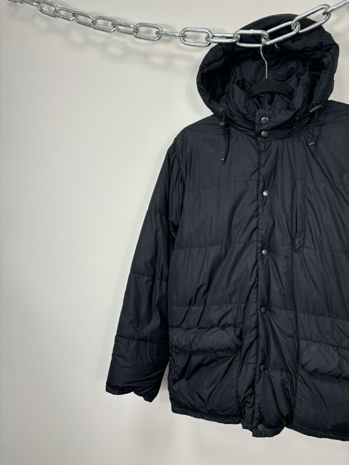 Aspesi Alberto Aspesi Men’s Black Luxury Hooded Puffer Down Jacket Size US S / EU 44-46 / 1 - 5 Thumbnail