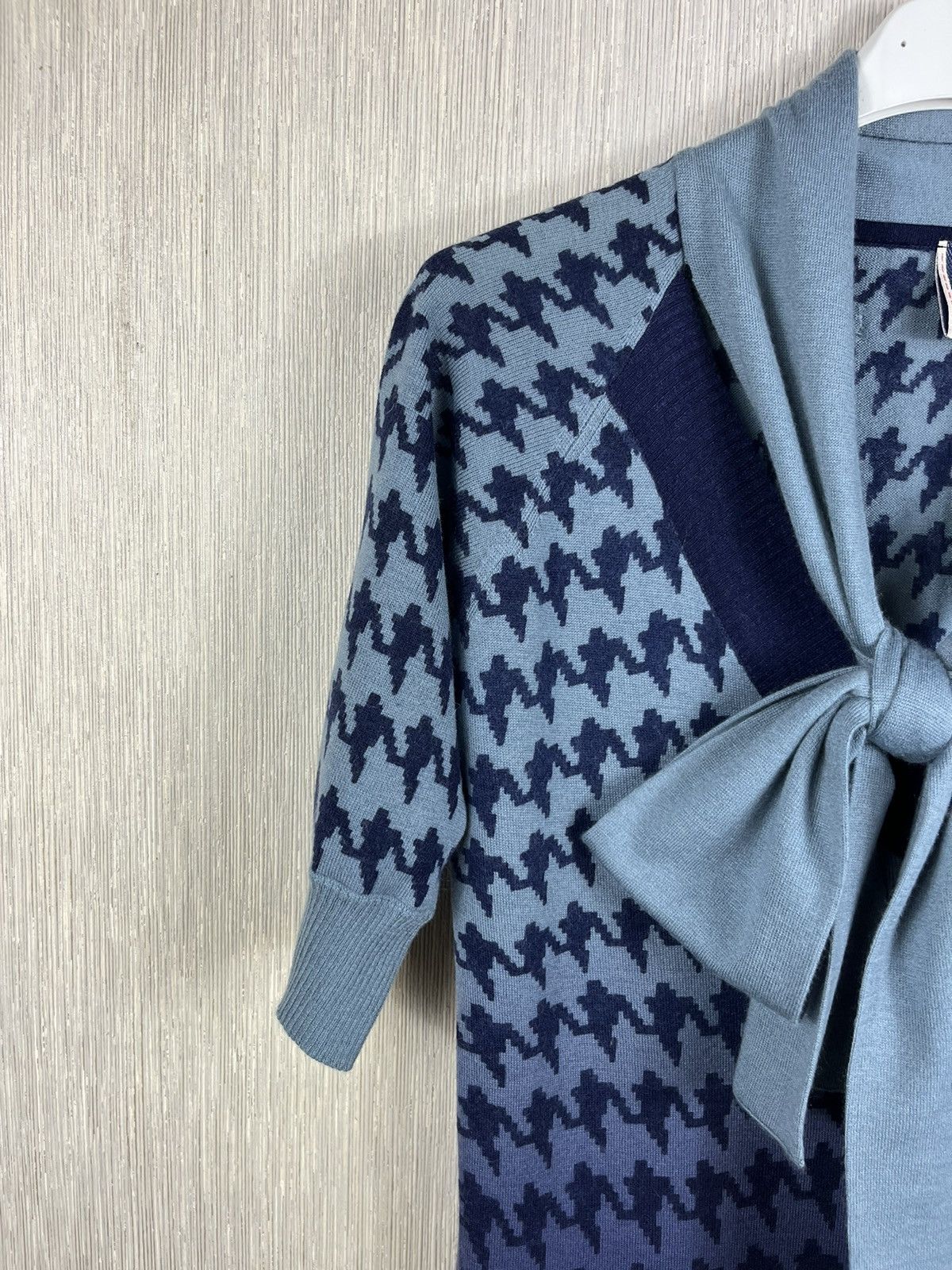 Jean Paul Gaultier × Vintage Jean Paul Gaultier jeans JPG houndstooth cashmere wool dress Size L / US 10 / IT 46 - 6 Thumbnail