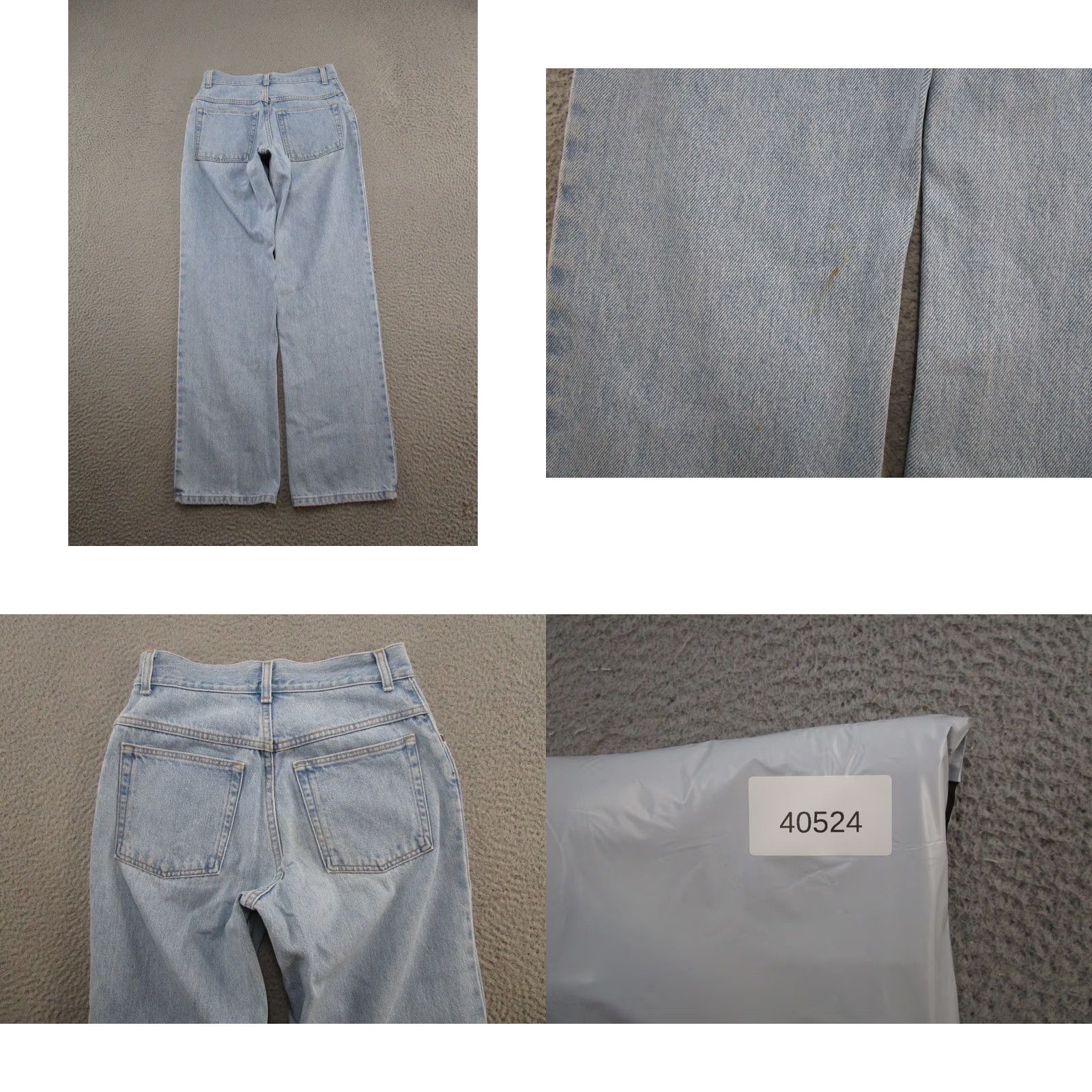 Vintage L.L. Bean Jeans Medium Wash Straight 6 Regular Denim Cotton Blue 5-Pocket City USA Womens MPN 272059 Size 28" / US 6 / IT 42 - 9 Thumbnail
