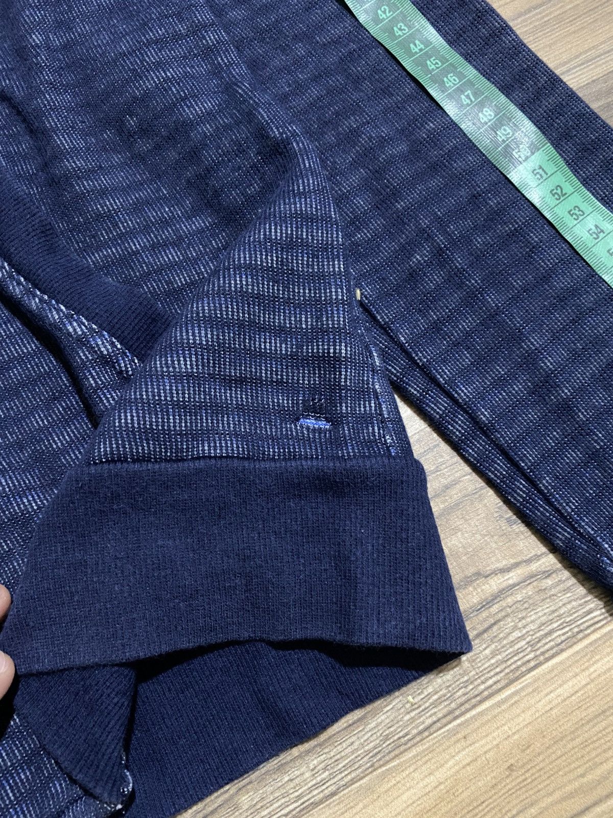 If Six Was Nine × Japanese Brand × Le Grande Bleu (L.G.B.) SKULL 5TH STREET AMERICAN BLUE JEANS FULL ZIPPER HOODIES Size US L / EU 52-54 / 3 - 8 Thumbnail