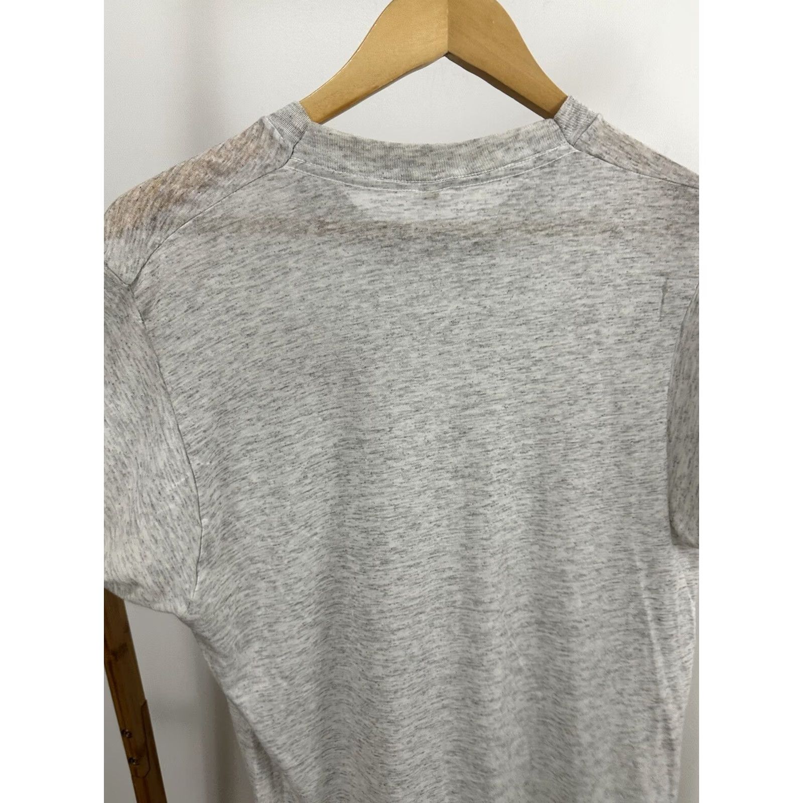 Vintage VTG 80s Lab Staffers Super Worn Paper Thin Burnout WIP Work T-Shirt Size L Shirt Mens Heather Gray Distressed Grunge 90s Size US L / EU 52-54 / 3 - 5 Thumbnail