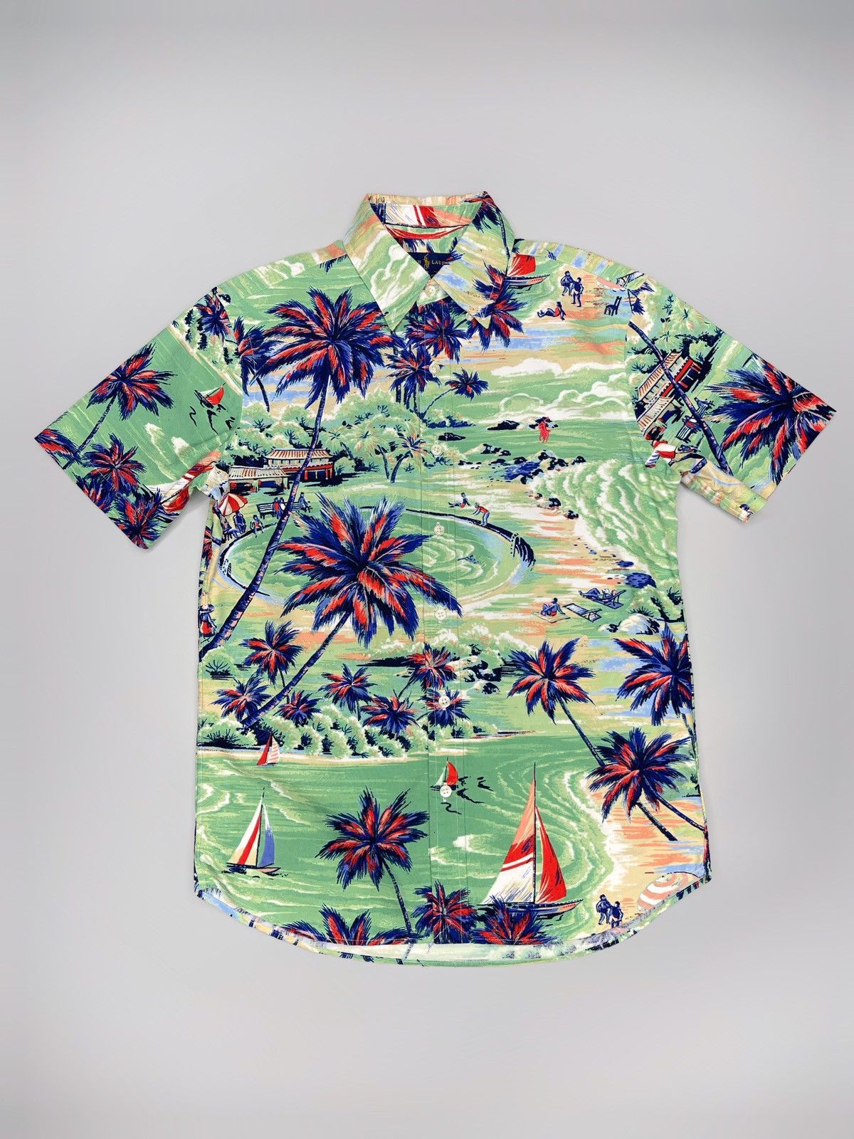 Polo Ralph Lauren × Vintage RARE Polo Ralph Lauren Havaii Short Sleeve Shirt Size US S / EU 44-46 / 1 - 1 Thumbnail
