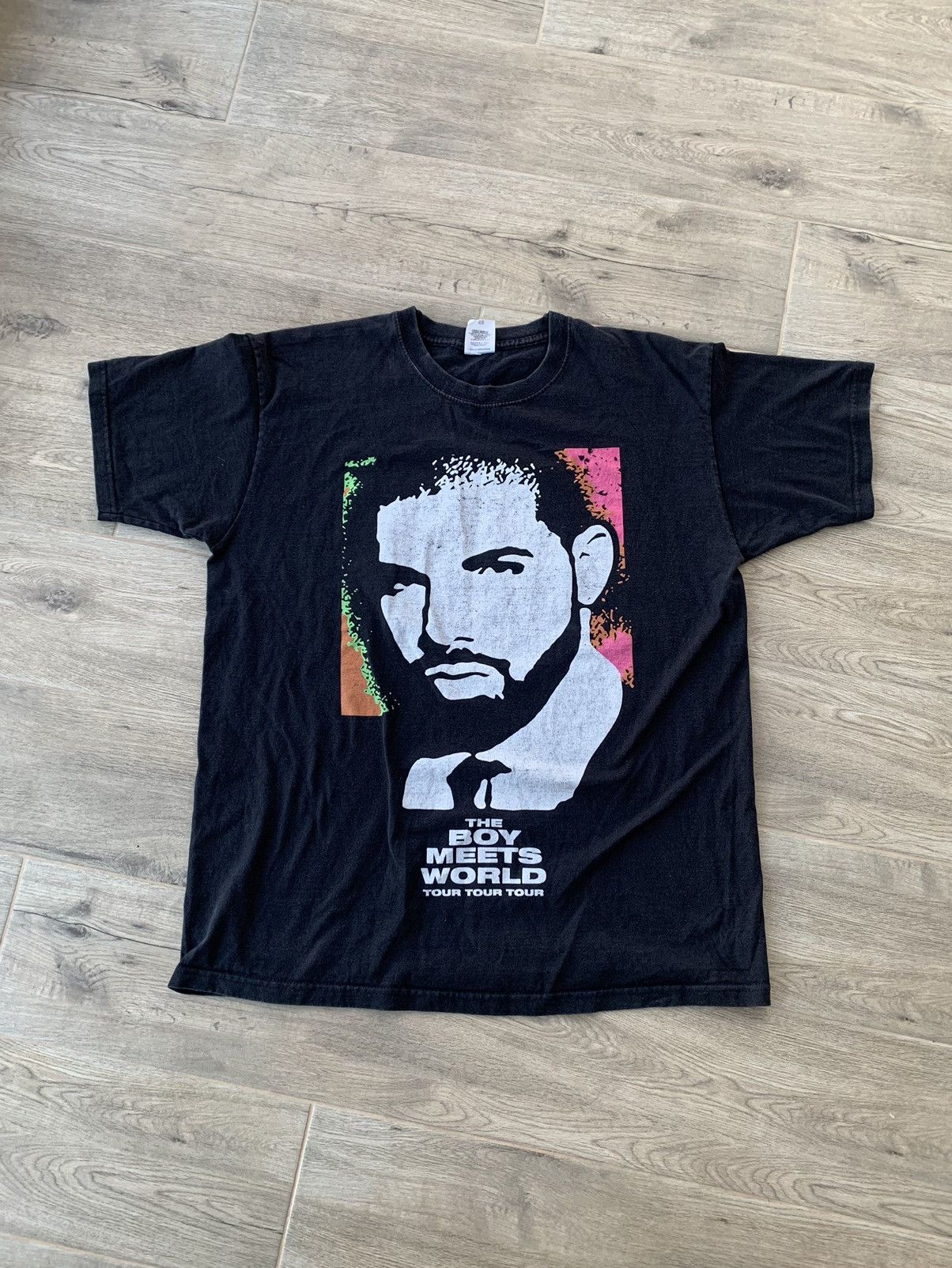 Drake × Rap Tees × Vintage 🔥DRAKE THE BOYS MEET WORLS TOUR TEE Size US M / EU 48-50 / 2 - 1 Thumbnail