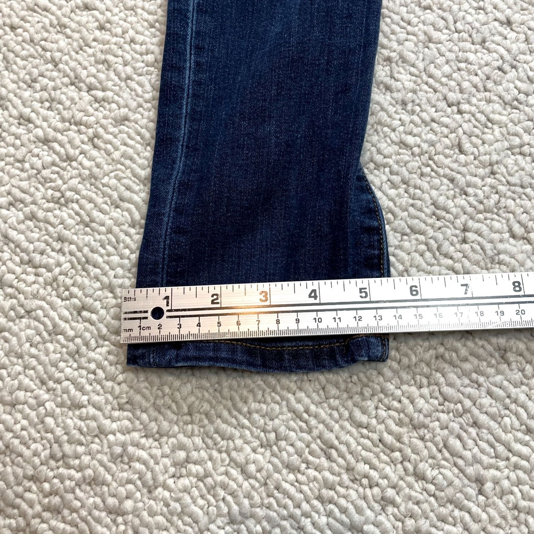 Banana Republic VINTAGE Banana Republic Premium Denim Skinny Solid Mid Rise Blue Jeans Ladies 30x30.5 Size 30" / US 8 / IT 44 - 2 Thumbnail