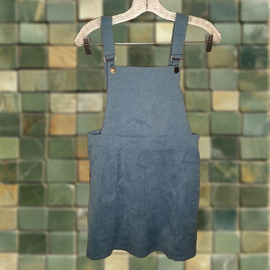 Shein Shein Womens Skirt Overall Blue Size M Medium Skater Short 6 Women Size 32" / US 10 / IT 46 - 1 Thumbnail