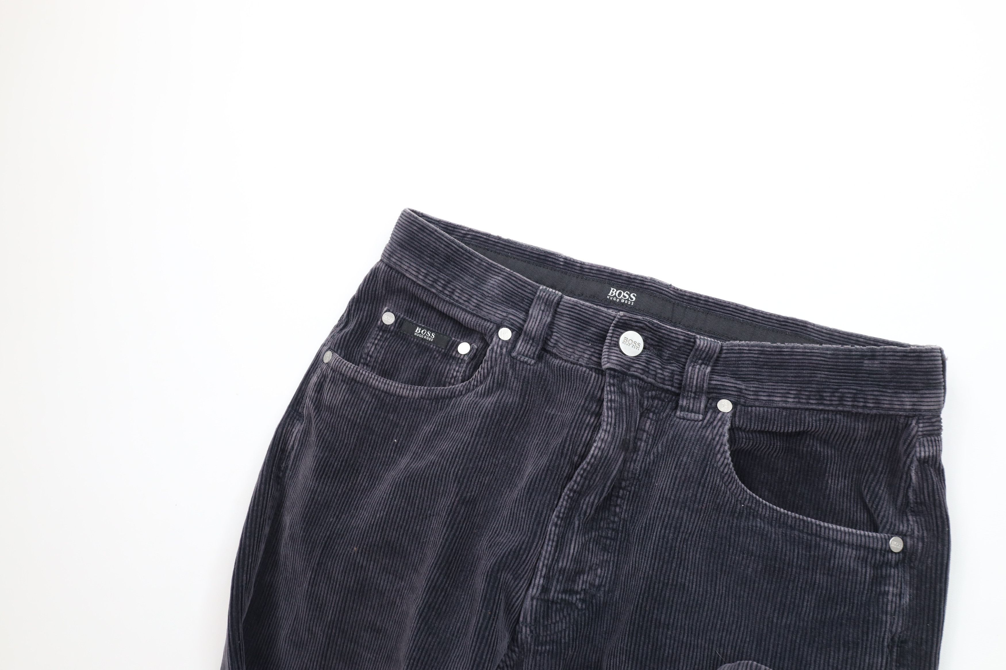 Hugo Boss × Vintage Vintage Hugo Boss Spell Out Straight Leg Corduroy Pants Size US 32 / EU 48 - 6 Thumbnail