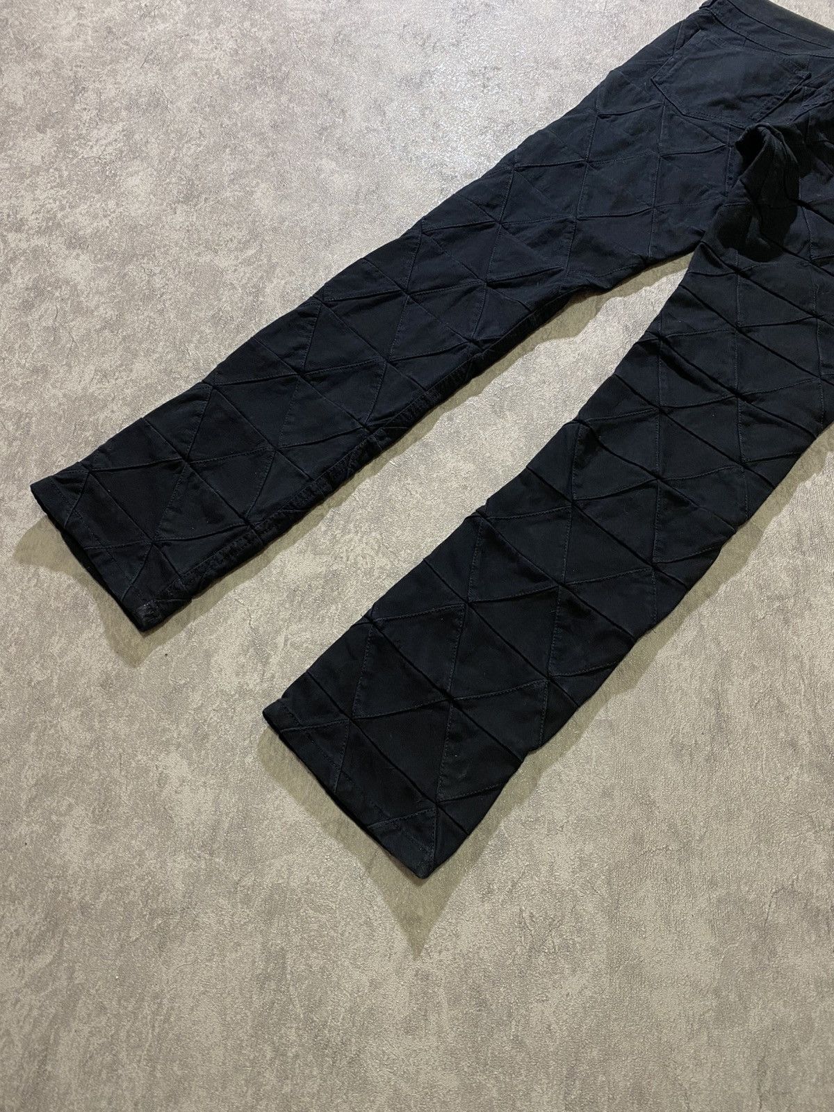 Isabel Marant Isabel Marant Black Quilted Diamond Pants Tapered Size US 28 / EU 44 - 7 Thumbnail
