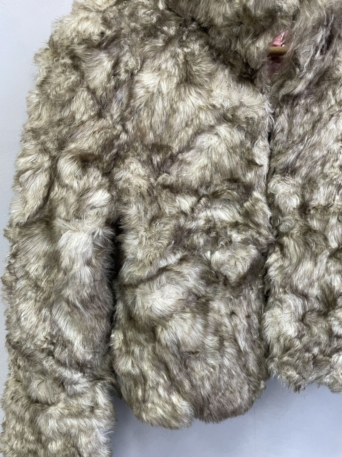 Japanese Brand RARE vintage faux fur BARBIE CROPPED coat jacket Y2K Size M / US 6-8 / IT 42-44 - 7 Thumbnail