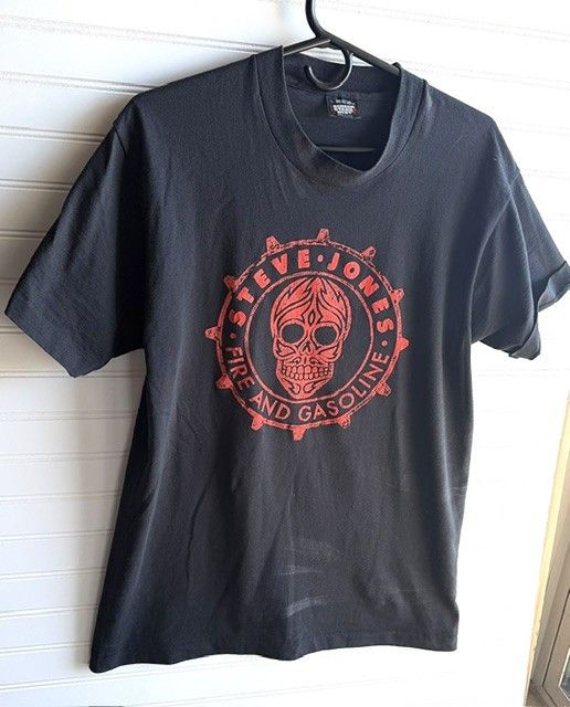 Other Steve Jones/Sex Pistols FIRE AND GASOLINE 1989 T-shirt. Size US M / EU 48-50 / 2 - 2 Thumbnail