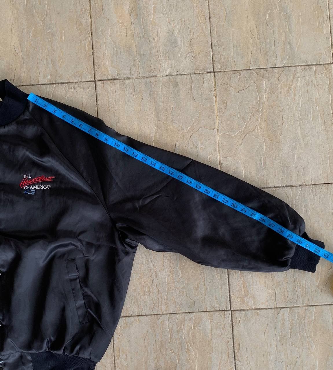 Chevrolet Vintage 90s MADE IN USA CHEVROLET Backhit Varsity Jacket Size US XXL / EU 58 / 5 - 9 Thumbnail