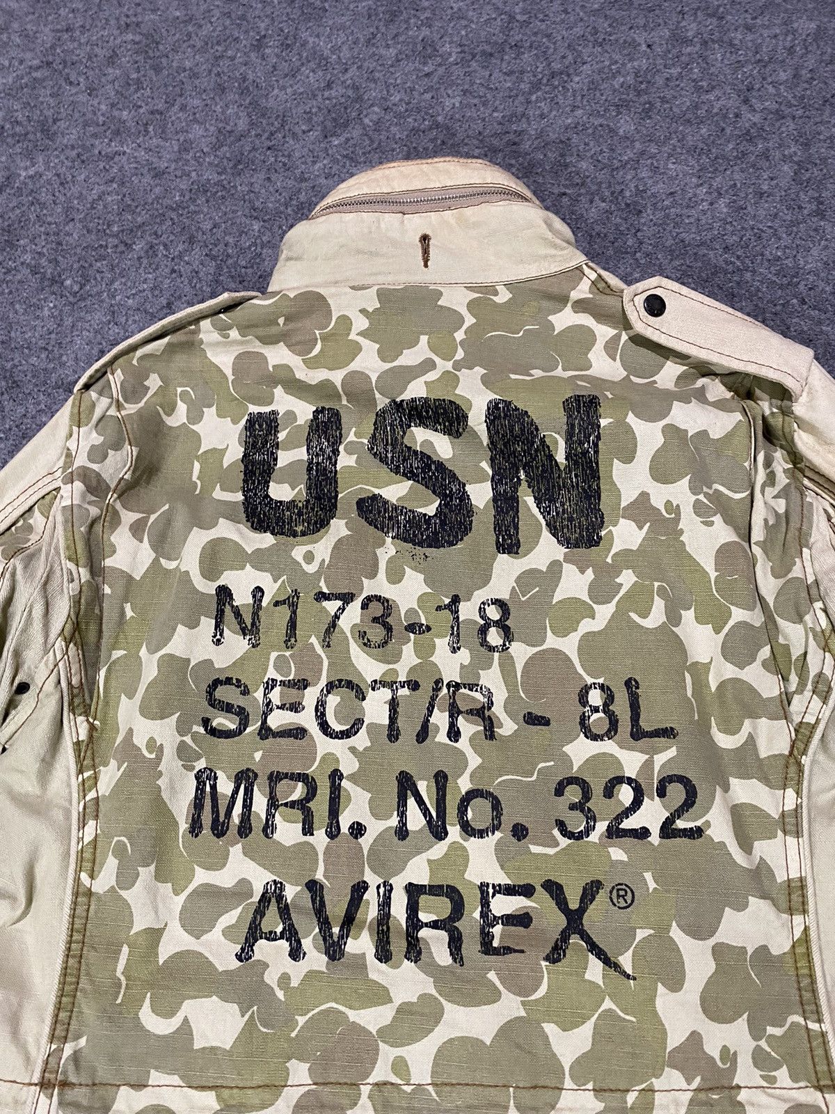 Avirex Rare Vintage Avirex USN Camo Jacket Size US M / EU 48-50 / 2 - 3 Thumbnail