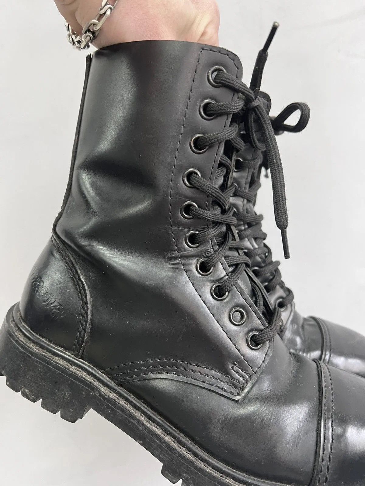 Undercover Moto platform boots 90s undercover England punk rare Size US 6 / IT 36 - 6 Thumbnail