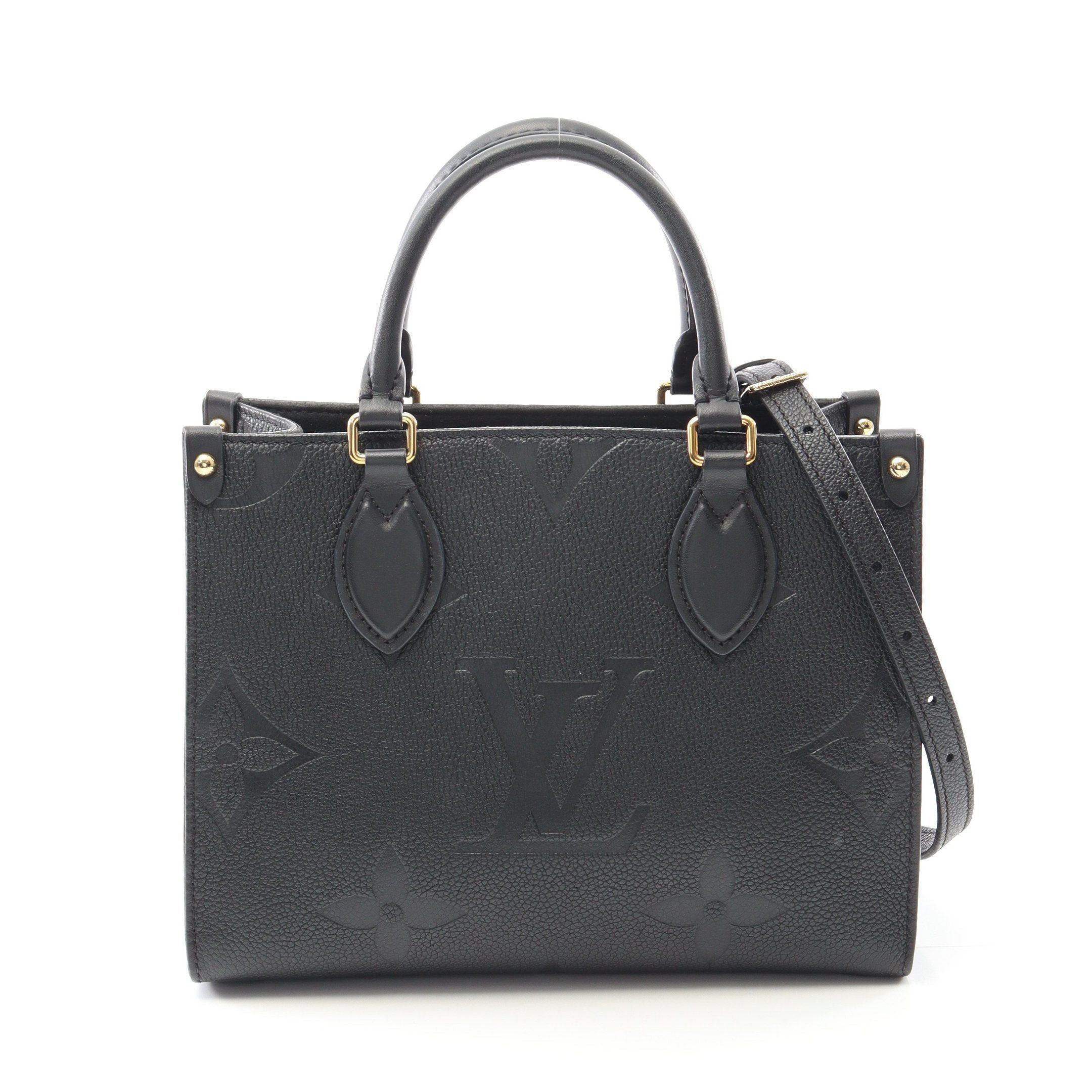 Louis Vuitton Louis Vuitton On-The-Go Pm Monogram Empreinte Noir Handbag Leather Black Size ONE SIZE - 1 Thumbnail