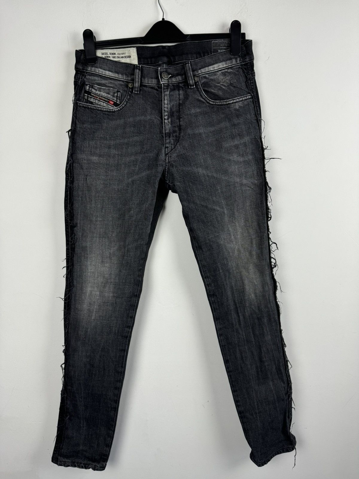Diesel Diesel D-Strukt SP8 Faded Distressed Denim Jeans Size US 31 - 2 Thumbnail