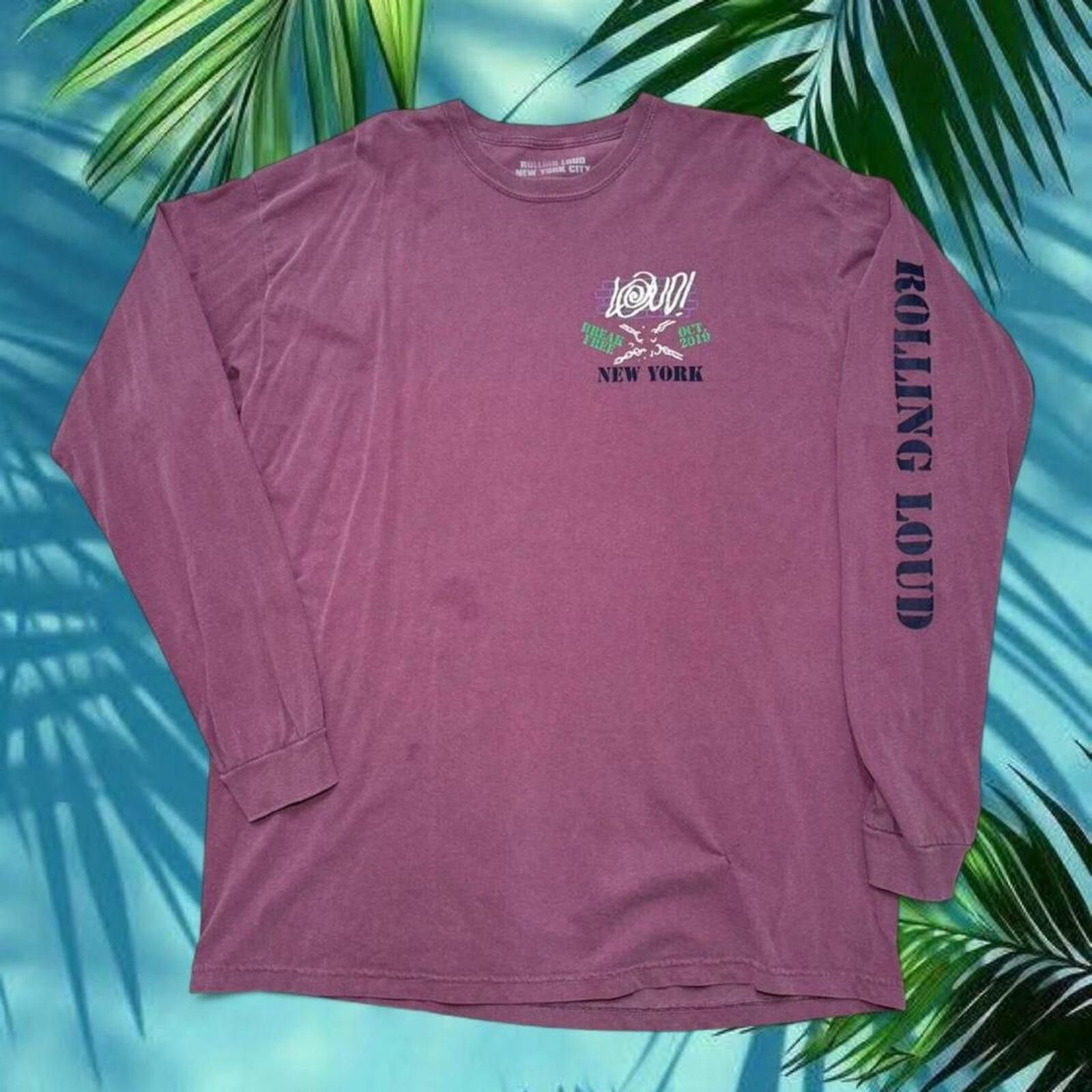 Other Rolling Loud 2019 Hip Hop Rap tee Wu Tang Meek Mill Lil Uzi Size US XL / EU 56 / 4 - 2 Thumbnail